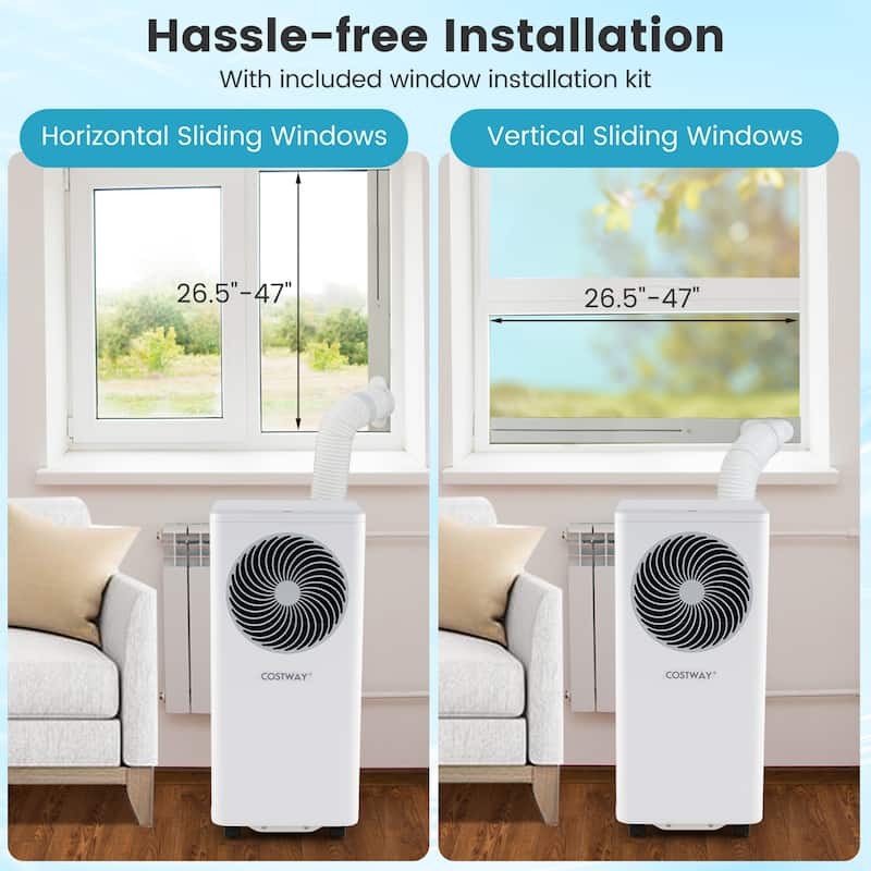 Costway 8200 BTU Portable Air Conditioner 3-in-1 Floor AC Unit with - See Details