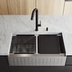 preview thumbnail 1 of 34, VIGO Double Bowl Slotted Stainless Steel Kitchen Sink with Accessories 36"W