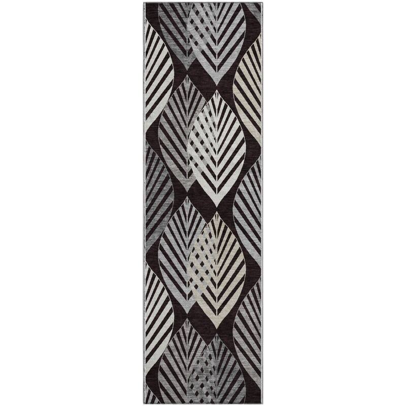 Premium Washable Super Soft Farmhouse Leaves Mayfield Rug