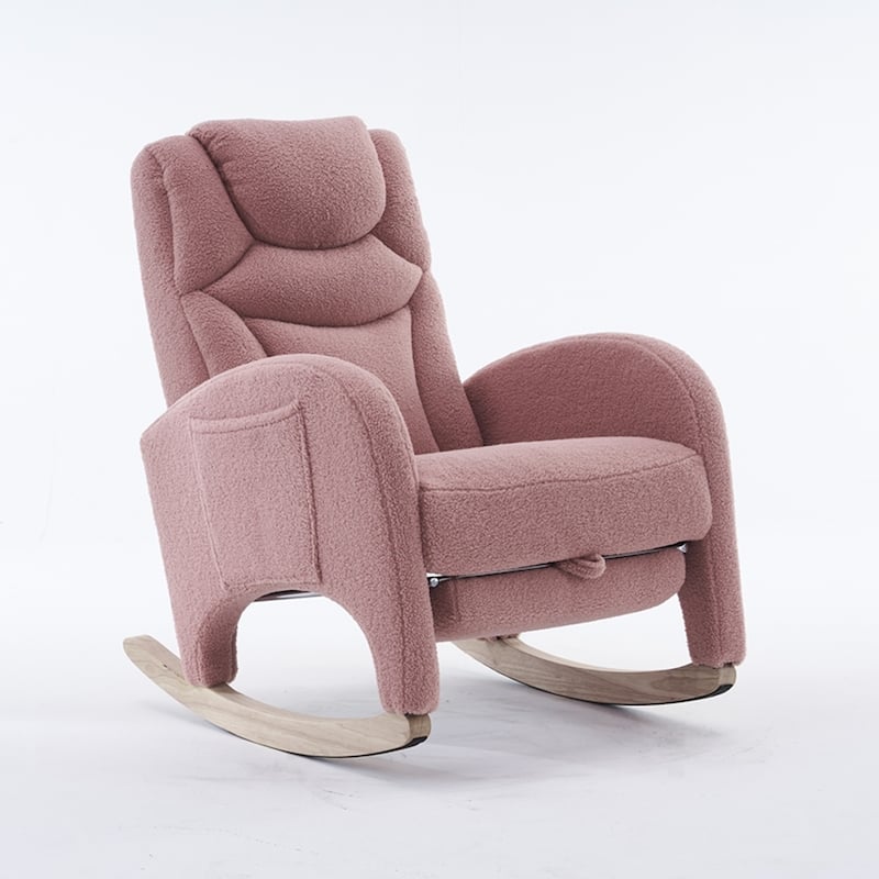 Teddy Rocking Chair With Adjustable Footrest