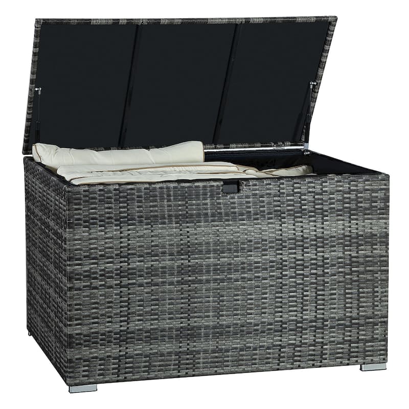 120 Gallon Resin Large Outdoor Indoor Patio Storage Box
