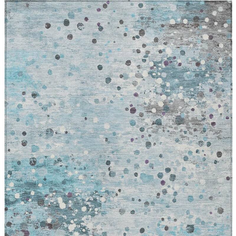HomeRoots Abstract Transitional Rectangle Outdoor Rug