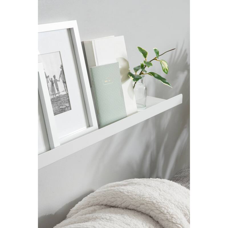 Porch & Den Stringtown Modern Metal Ledge Shelf