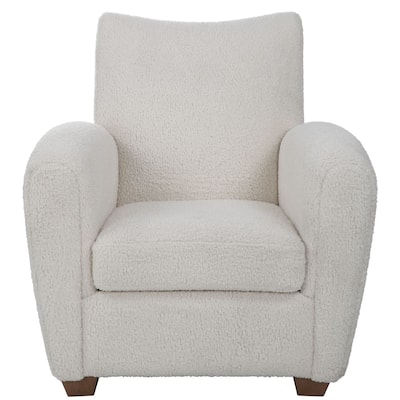 Uttermost 23682 Teddy 31" Wide Plywood and Rubberwood Framed Arm Chair