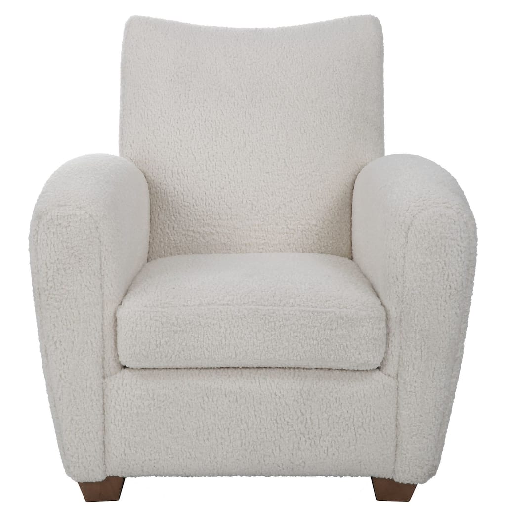 Uttermost 23682 Teddy 31" Wide Plywood and Rubberwood Framed Arm Chair