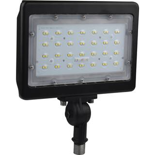 LED Large Flood Light 50W 5000K Bronze Finish 100V-277V Dimmable