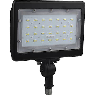 LED Large Flood Light 50W 5000K Bronze Finish 100V-277V Dimmable - N/A