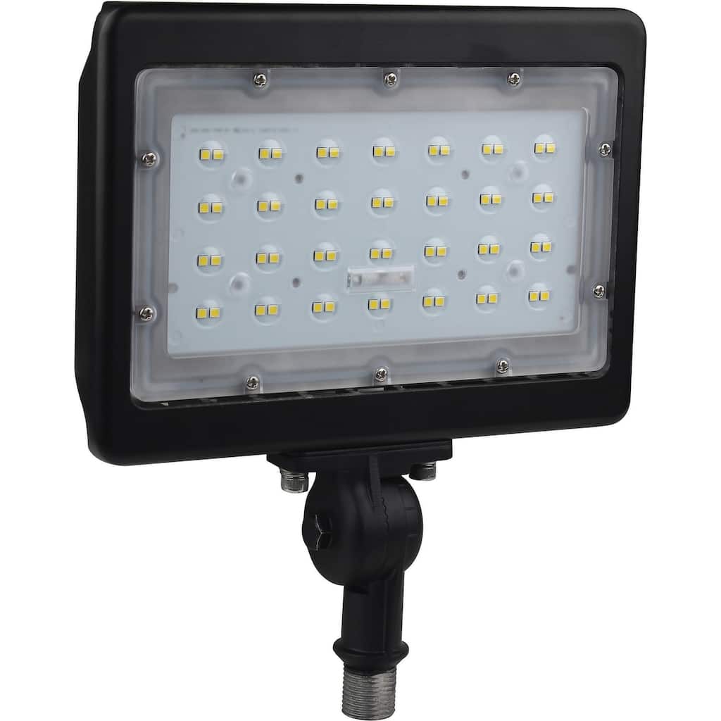 LED Large Flood Light 50W 5000K Bronze Finish 100V-277V Dimmable - N/A