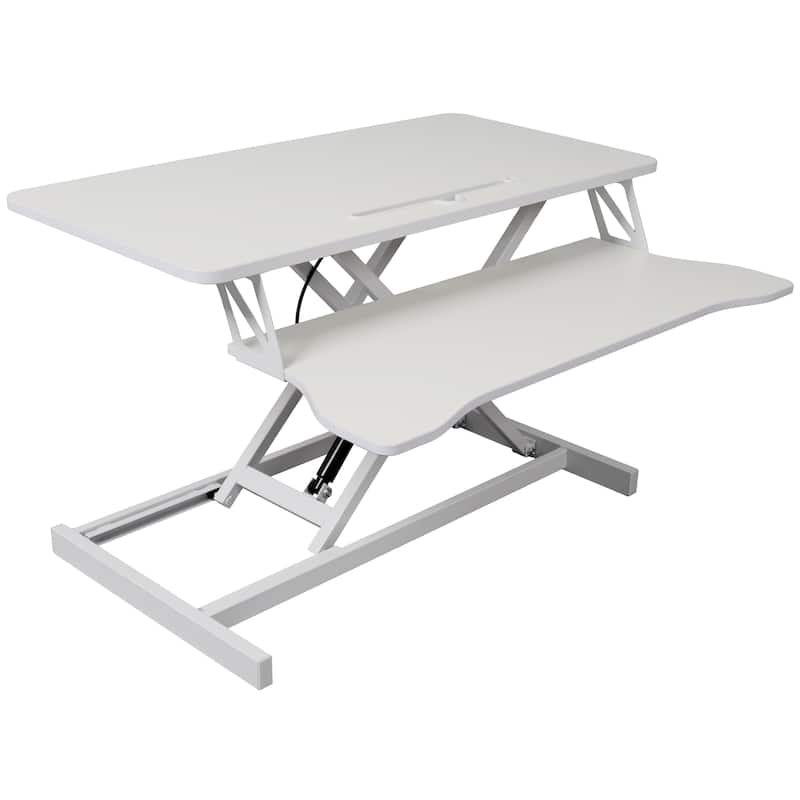 Adjustable Height Standing Laptop Desk,Adjustable Sit to Stand Up Workstation with Keyboard Tray