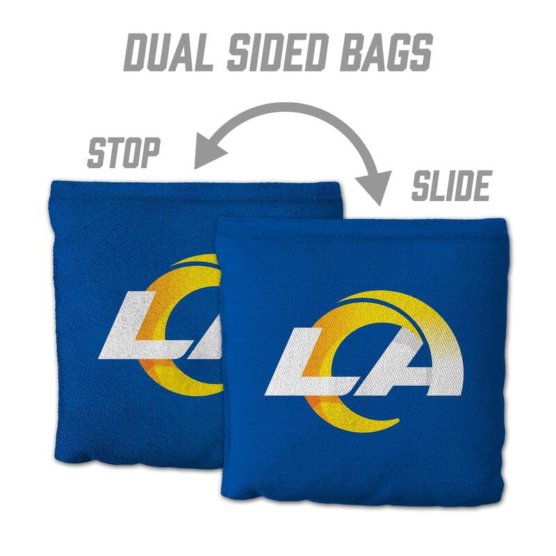 Los Angeles Rams NFL Dual Sided Pro Stop & Slide Cornhole Bags