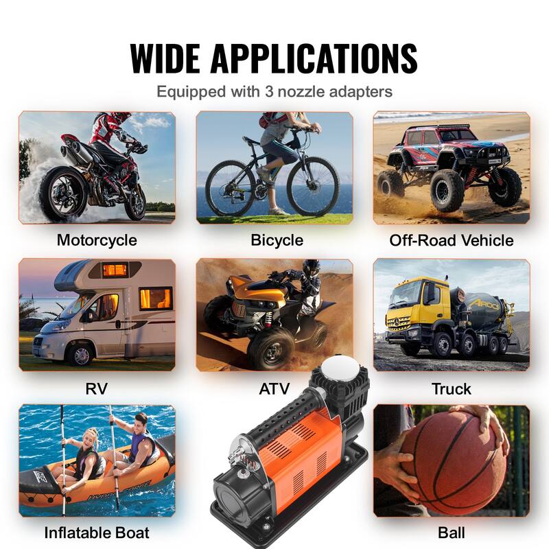 Air Compressor with Digital Pressure Gauge Tire Inflator for Trucks Car SUV