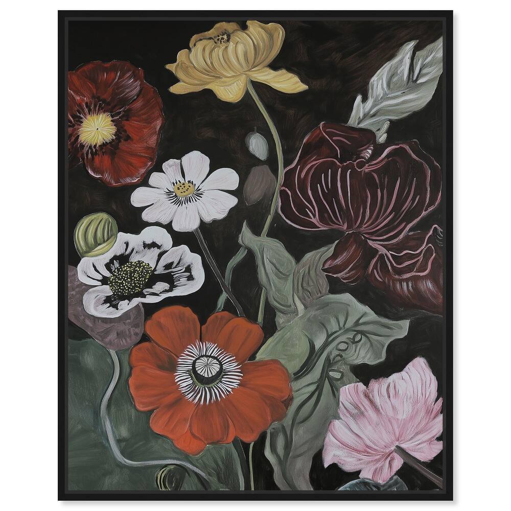 Ruby Revelry Canvas by Art Remedy