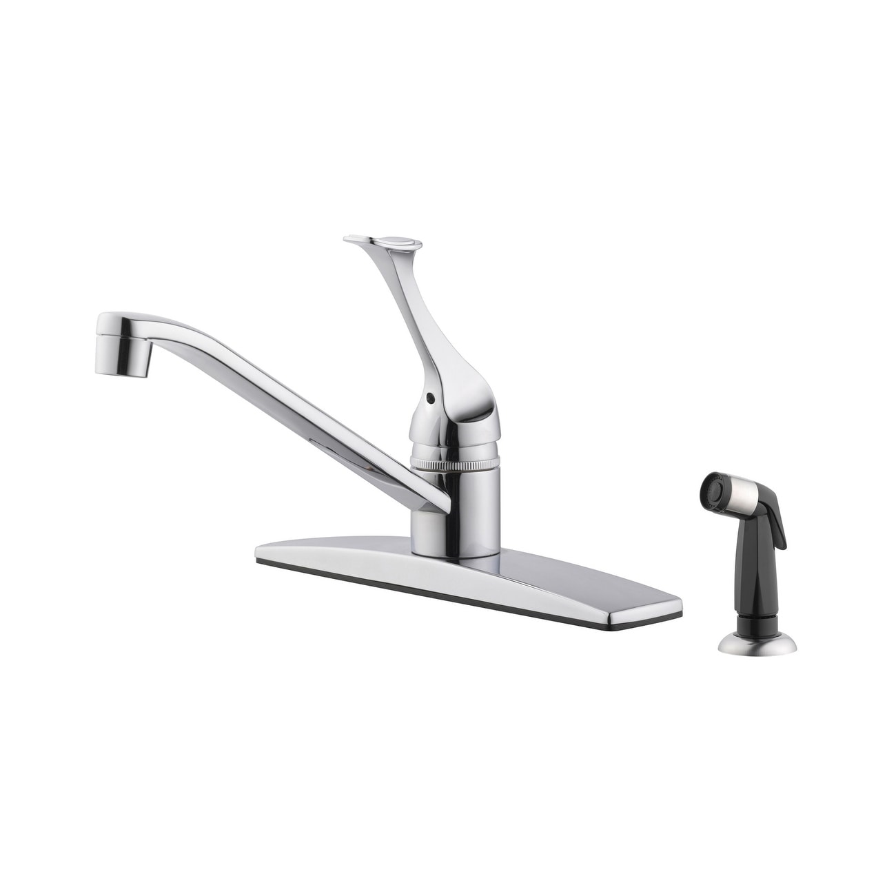 Design House 546010 Millbridge Single Handle Kitchen Faucet With Side Overstock 16458282