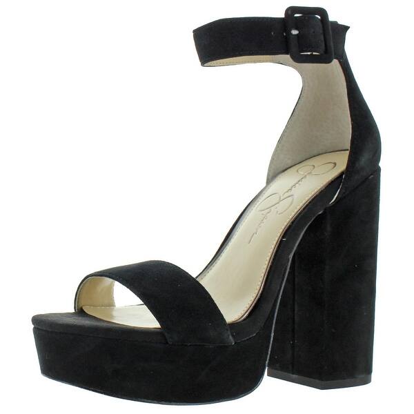 Jessica Simpson Women S Caiya Ankle Strap Block Heeled Platform Sandal Today