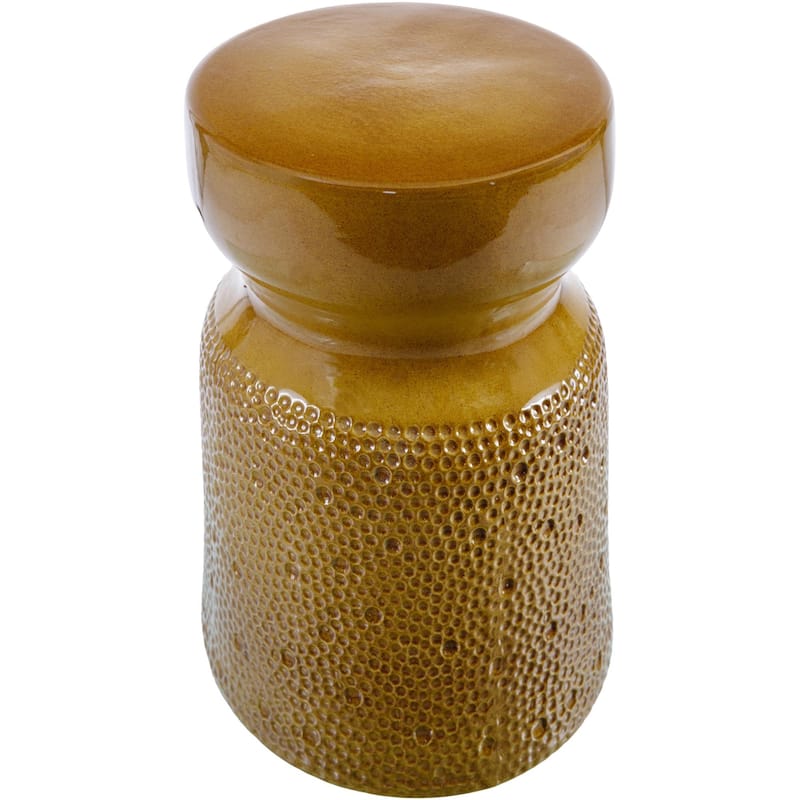 Livabliss Jewels Modern Garden Stool - Mustard