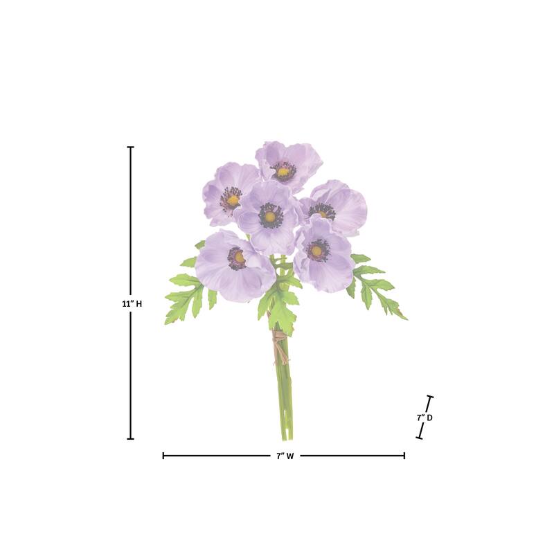 11" Pu Anemone Bundle
