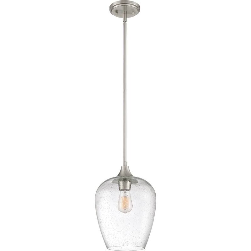 Towne 1-Light Mini Pendant in Brushed Nickel