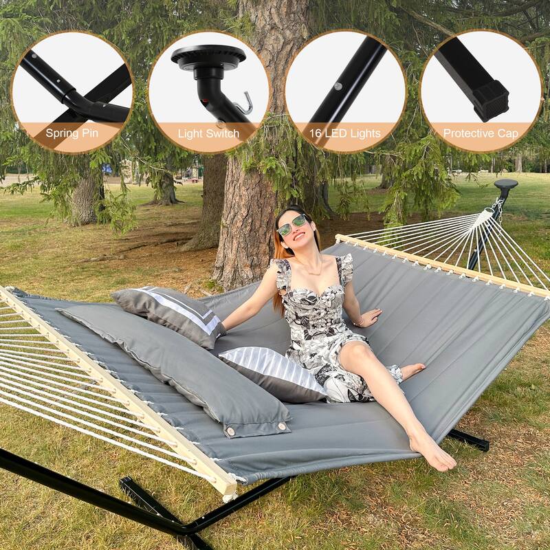 12 ft. Hammock with Stand - 149.6*55.1*45.3