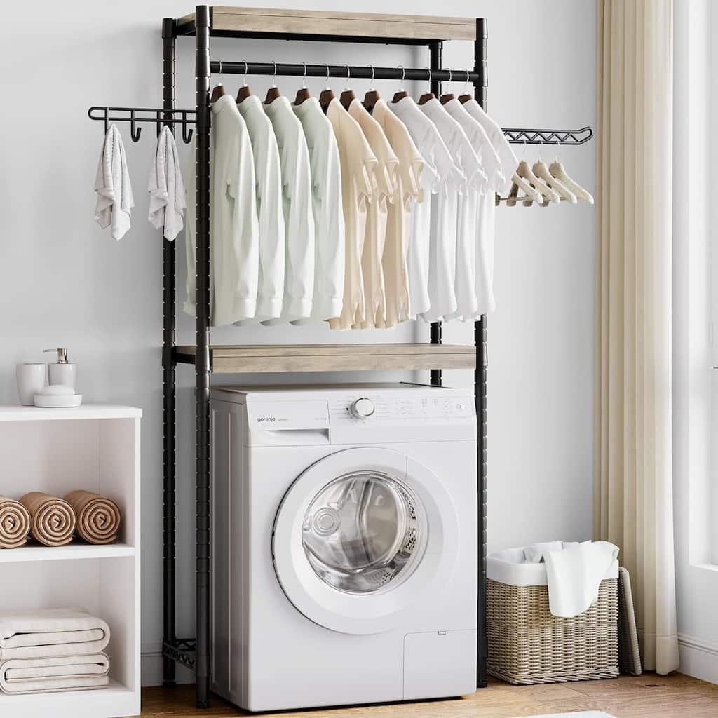 Over The Washer and Dryer Storage Shelf