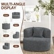 preview thumbnail 19 of 24, Accent Chair with Pillow, Modern Living Room Chairs