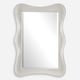 preview thumbnail 1 of 4, Uttermost 09954 Whitehaven 25-1/2" W x 35-5/8" H Rectangular Framed Matte White
