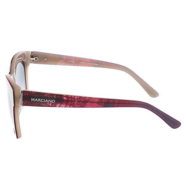 Shop Guess By Marciano Gm0728 75b Burgundy Gradient Cat Eye