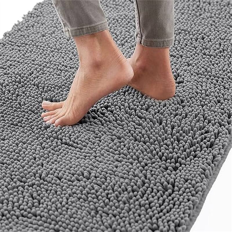 Machine Washable Rugs - Grey - 24" x 17"