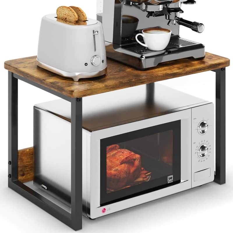 Kitchen Countertop Organizer Cabinet Shelf - 12.4"D x 17"W x 12"H