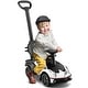 preview thumbnail 10 of 16, Gymax 3-in-1 Licensed Lamborghini Ride on Push Car Stroller Sliding