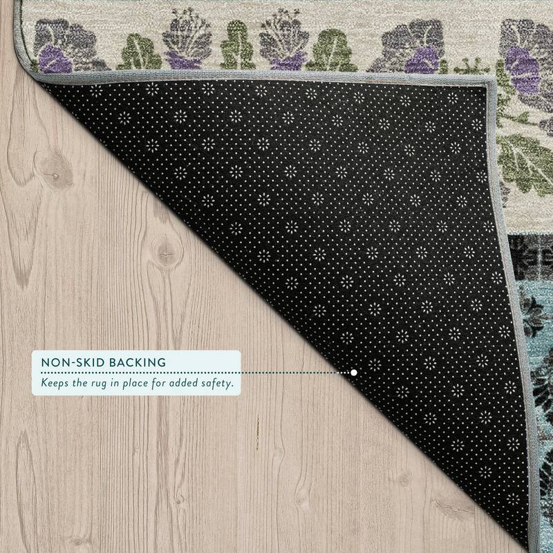 Machine Washable Indoor/ Outdoor Stripe Sochi Chantille Rug