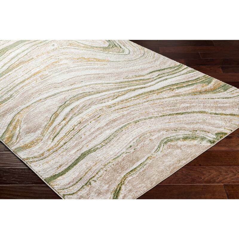 Livabliss San Fran Marbled Abstract Area Rug
