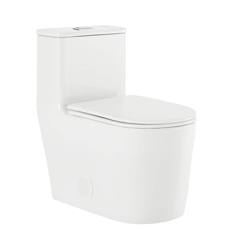 Liberte One-Piece Elongated Toilet Dual-Flush 1.1/1.6 Gpf - N/A