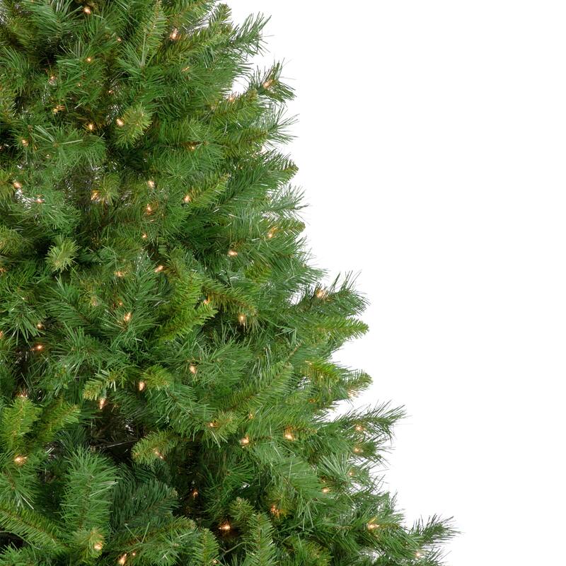 Pre-Lit Medium Chatham Pine Artificial Christmas Tree - 6.5' - Clear Lights - 6.5 Foot