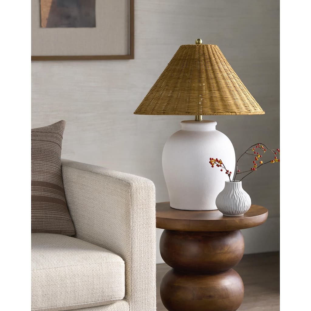 Livabliss Besson Traditional Accent Table Lamp - 22"H x 17"W x 17"D