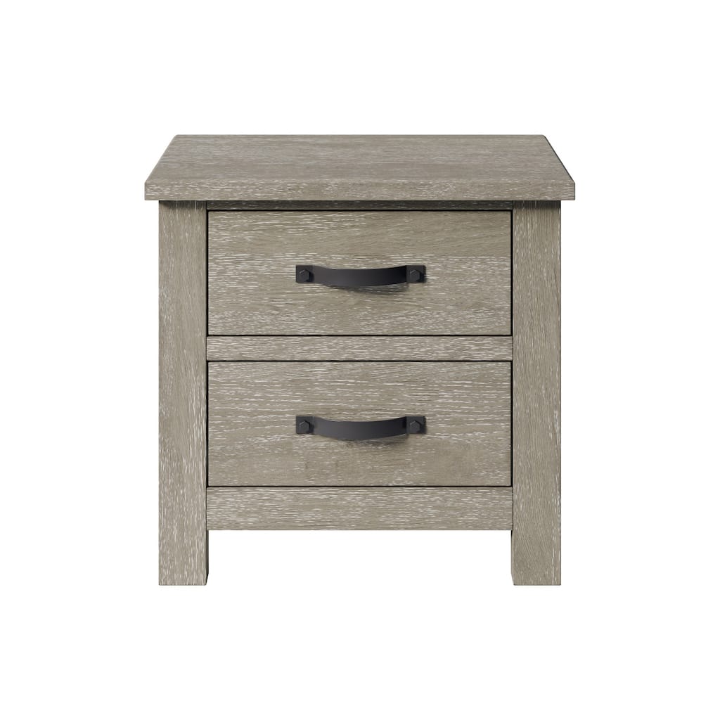 Milk Street Relic 2 Drawer Nightstand - Brown