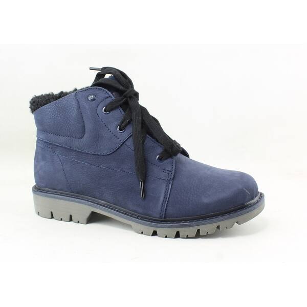 Shop Caterpillar Womens Fret Fur Blue Work Safety Boots Size 7 5