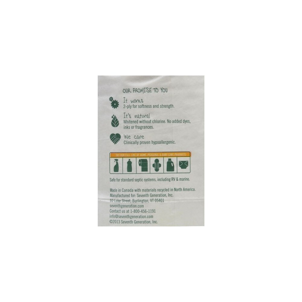 Shop Seventh Generation Bathroom Tissue 2 Ply 500 Sheet Roll Case Of 60 Bathroom Tissue Overstock 15142986