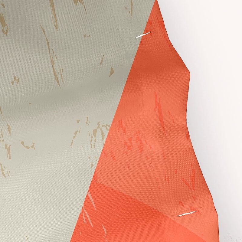 Sunbeams Geometric Print Shower Curtain