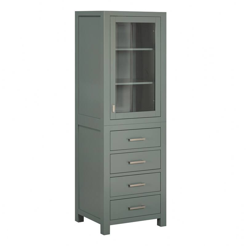 Avanity Modero 71" Wood Free Standing Bathroom Linen Tower