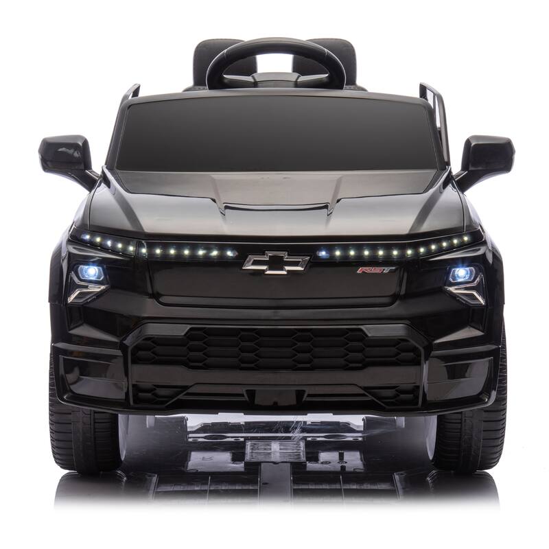 24V Chevrolet Silverado Ride-On Car for Kids, MP3, Bluetooth, LED Lights, Remote Control, Speeds up to 3.73 MPH