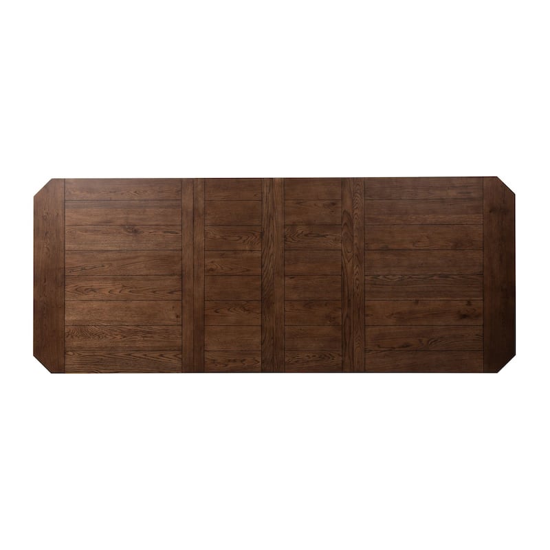 The Gray Barn Hearthstone Ridge Tobacco & Black Rectangular Leg Table - Brown
