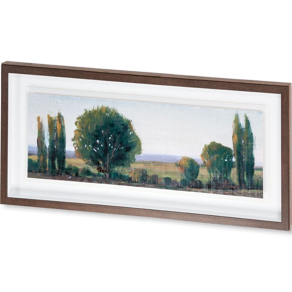 Panoramic Treeline I by Tim OToole a Framed Art Print Matted under Glass