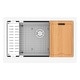 preview thumbnail 10 of 18, Karran 34" Undermount Large Single Bowl Quartz Farmhouse Workstation Kitchen Sink