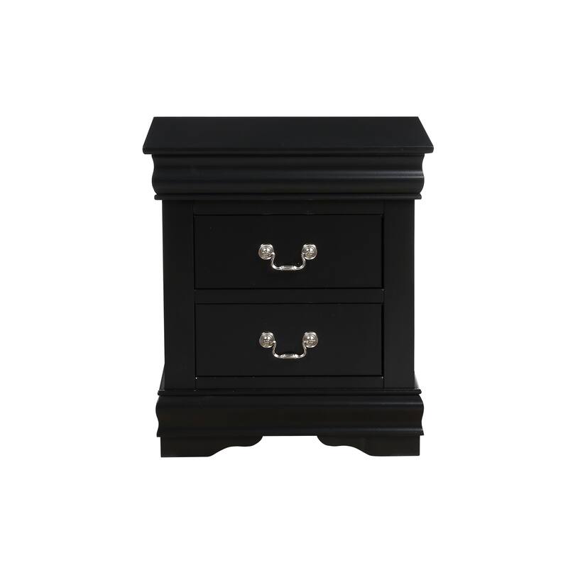 Black Finish Nightstand