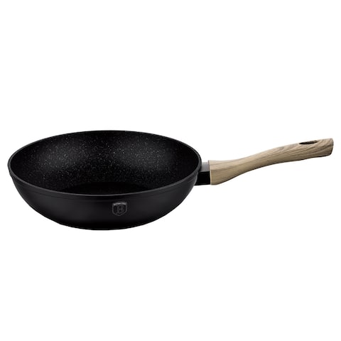 Berlinger Haus Wok 11 inches with Protector, Ebony Maple Collection
