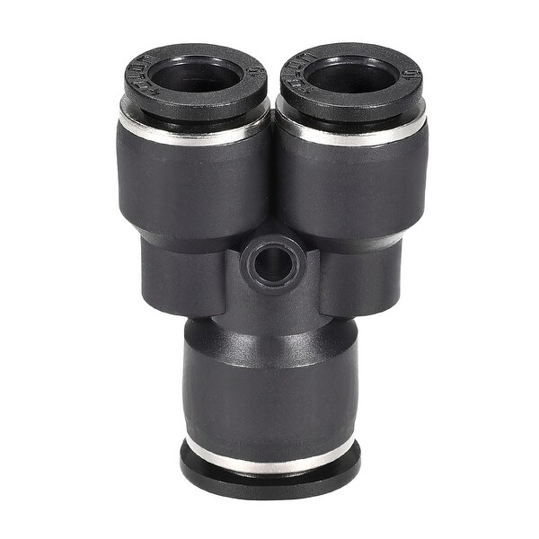 Plastic Connect Y Splitter Push To Tube Fittings 12mm X 10mm OD Push Lock