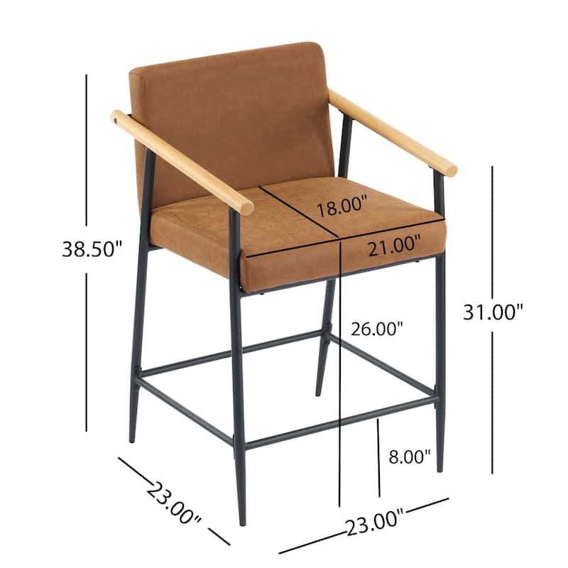 Counter Height Chair Side Dining Chair Set of 2