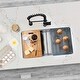preview thumbnail 8 of 7, STYLISH 17 inches Large and Thick Bamboo Cutting Board with Juice Groove - 16.75" x 11"