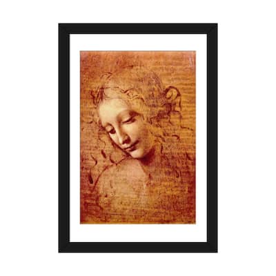 iCanvas "Female Head" by Leonardo da Vinci