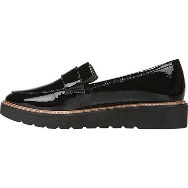 naturalizer black patent loafer